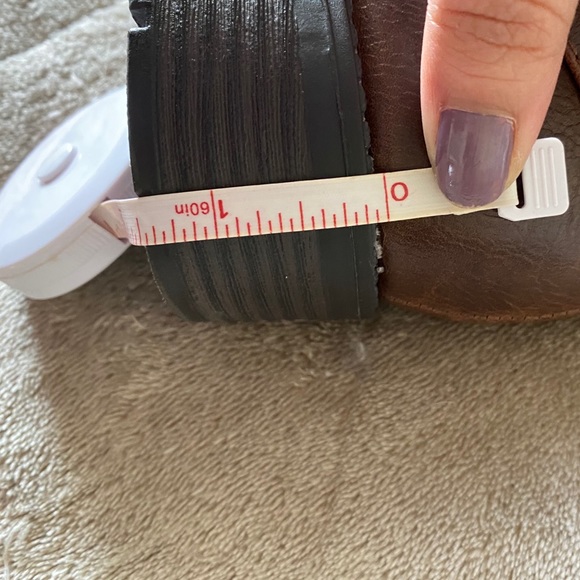 Chocolate brown knee high boots zipper - Picture 5 of 5